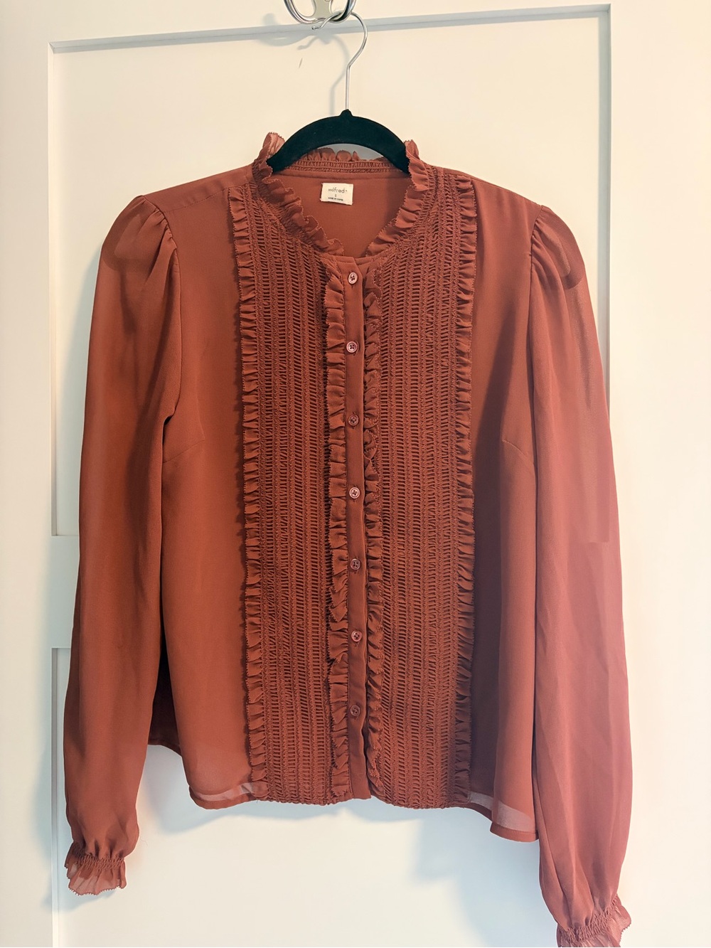 Artizia Wilfred Fiji Blouse Rose Pink, Sz. Small